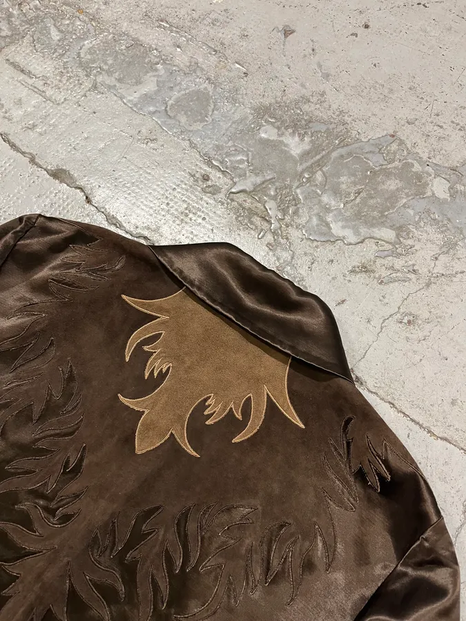 2000s Roberto Cavalli Brown Royal Jacket - Image 8