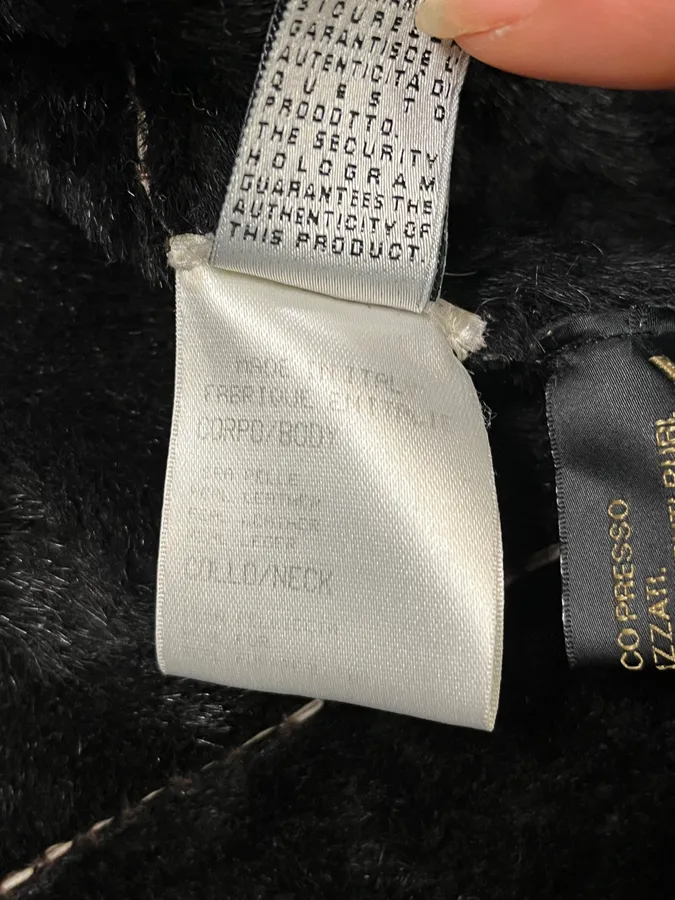 2000s Roberto Cavalli Brown Shearling Jacket - Image 9