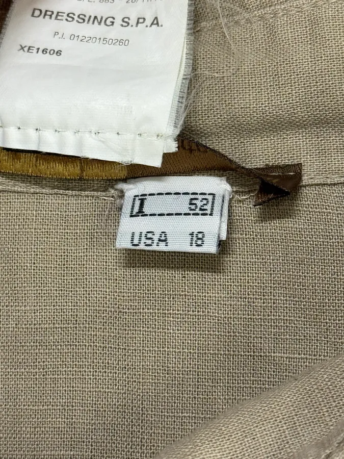 2000s Roberto Cavalli Class Beige Embroidered Astro Shirt - Image 6