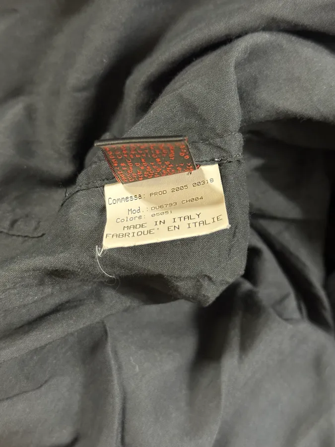 2000s Roberto Cavalli Embroided Black Linen Shirt - Image 8