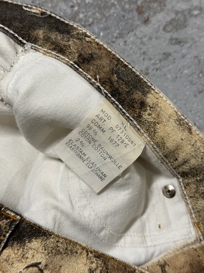 2000s Roberto Cavalli Flowers Apocaliptic Pants - Image 7