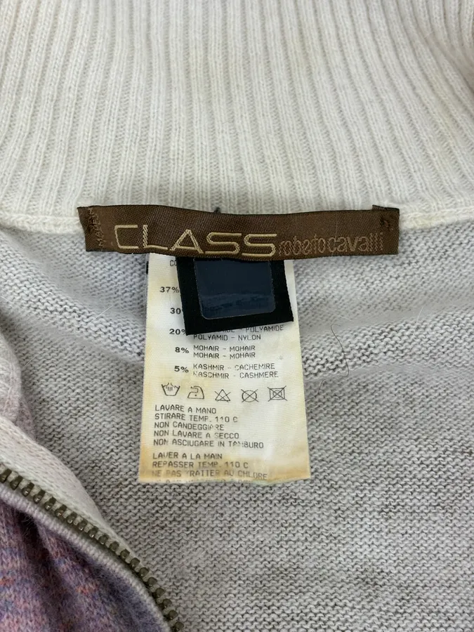 2000s Roberto Cavalli Forest Lake Zip Sweater - Image 10