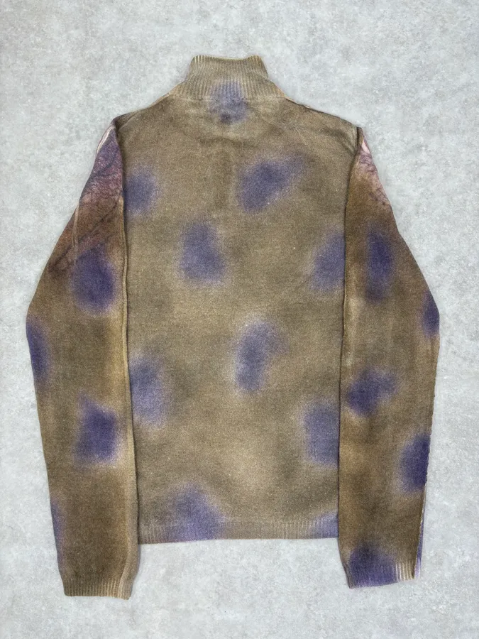 2000s Roberto Cavalli Forest Lake Zip Sweater - Image 6