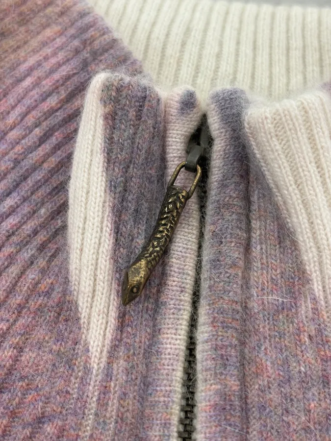 2000s Roberto Cavalli Forest Lake Zip Sweater - Image 9