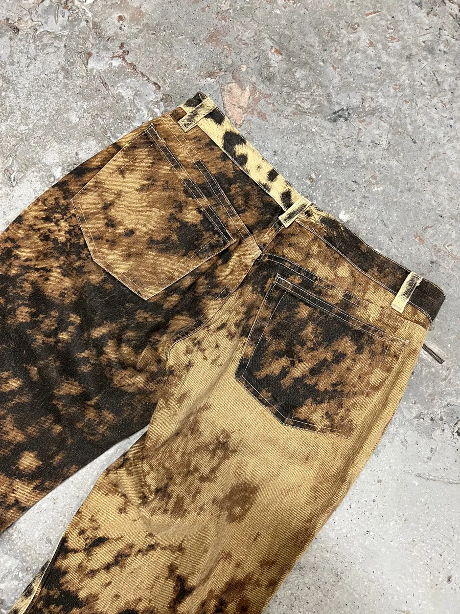 2000s Roberto Cavalli Leopard Explosion Savage Pants - Image 11