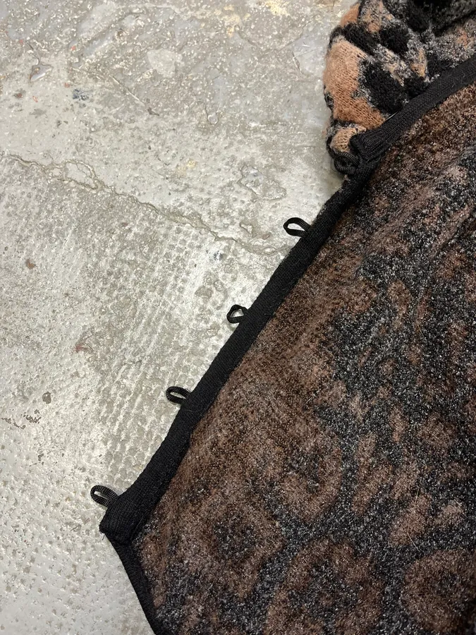 2000s Roberto Cavalli Leopard Fleece Cardigan - Image 13