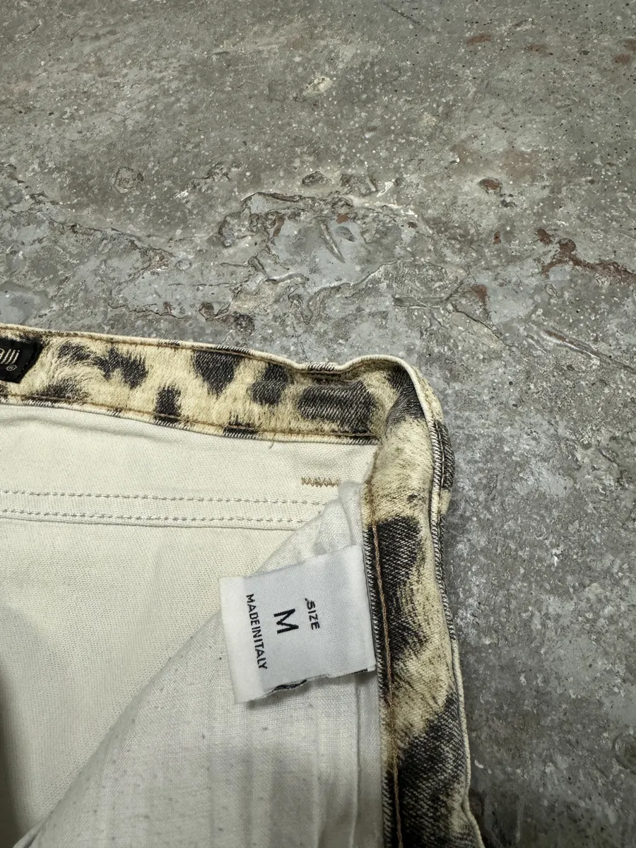 2000s Roberto Cavalli Leopard Ocean Exploration Pants - Image 7