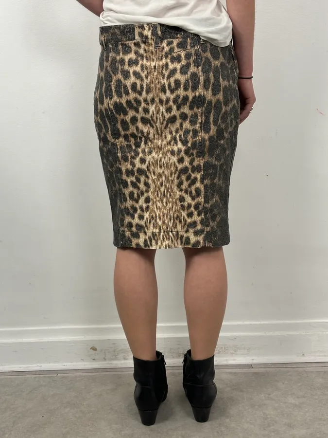 2000s Roberto Cavalli Leopard Skirt - Image 3