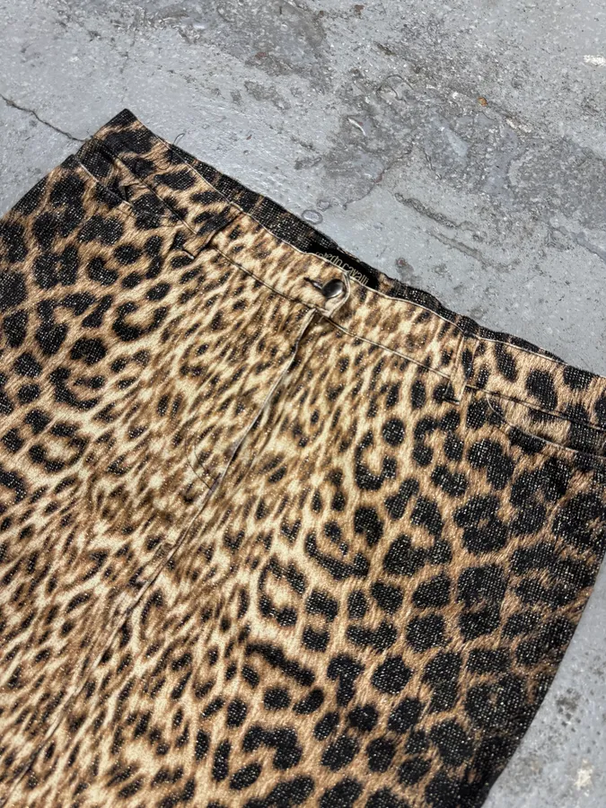 2000s Roberto Cavalli Leopard Skirt - Image 6
