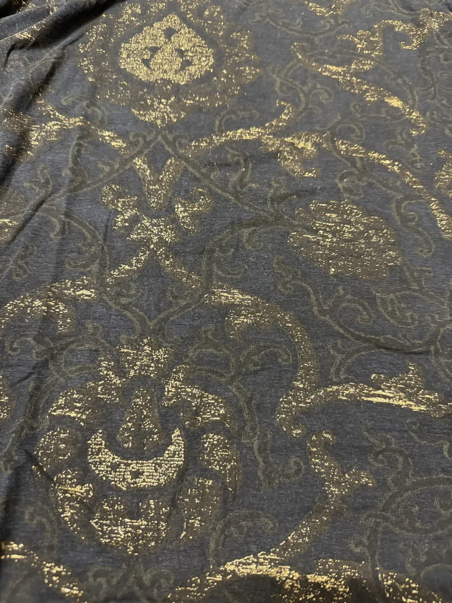 2000s Roberto Cavalli Navy Golden Royal Longsleeves - Image 8