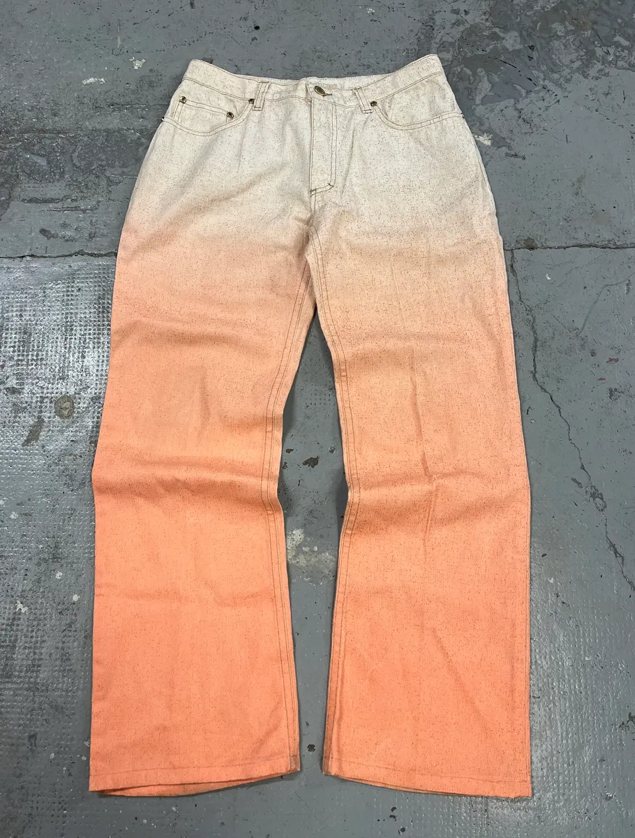 2000s Roberto Cavalli Pink Gradient Pants
