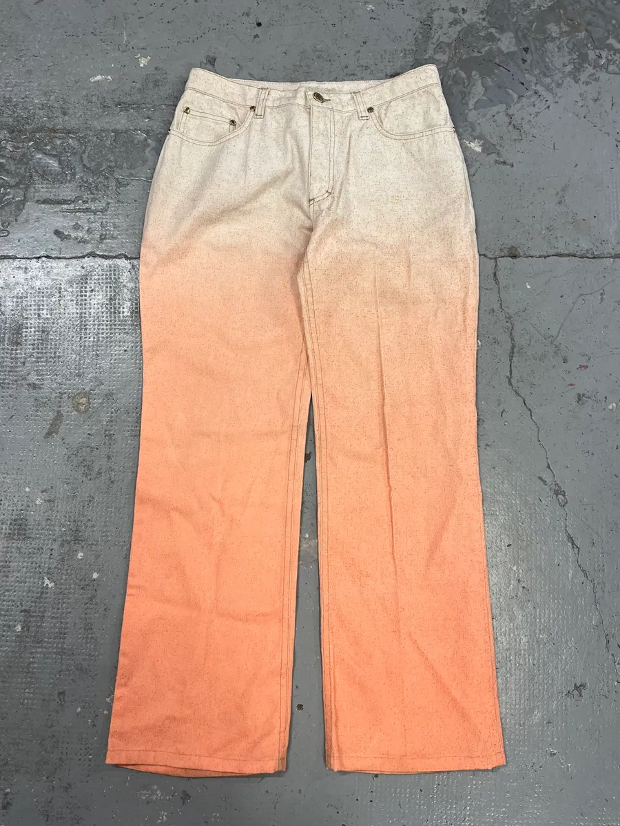 2000s Roberto Cavalli Pink Gradient Pants - Image 3