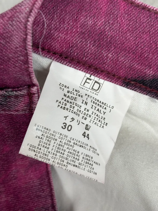 2000s Roberto Cavalli Purple Blossum Floral Pants - Image 13