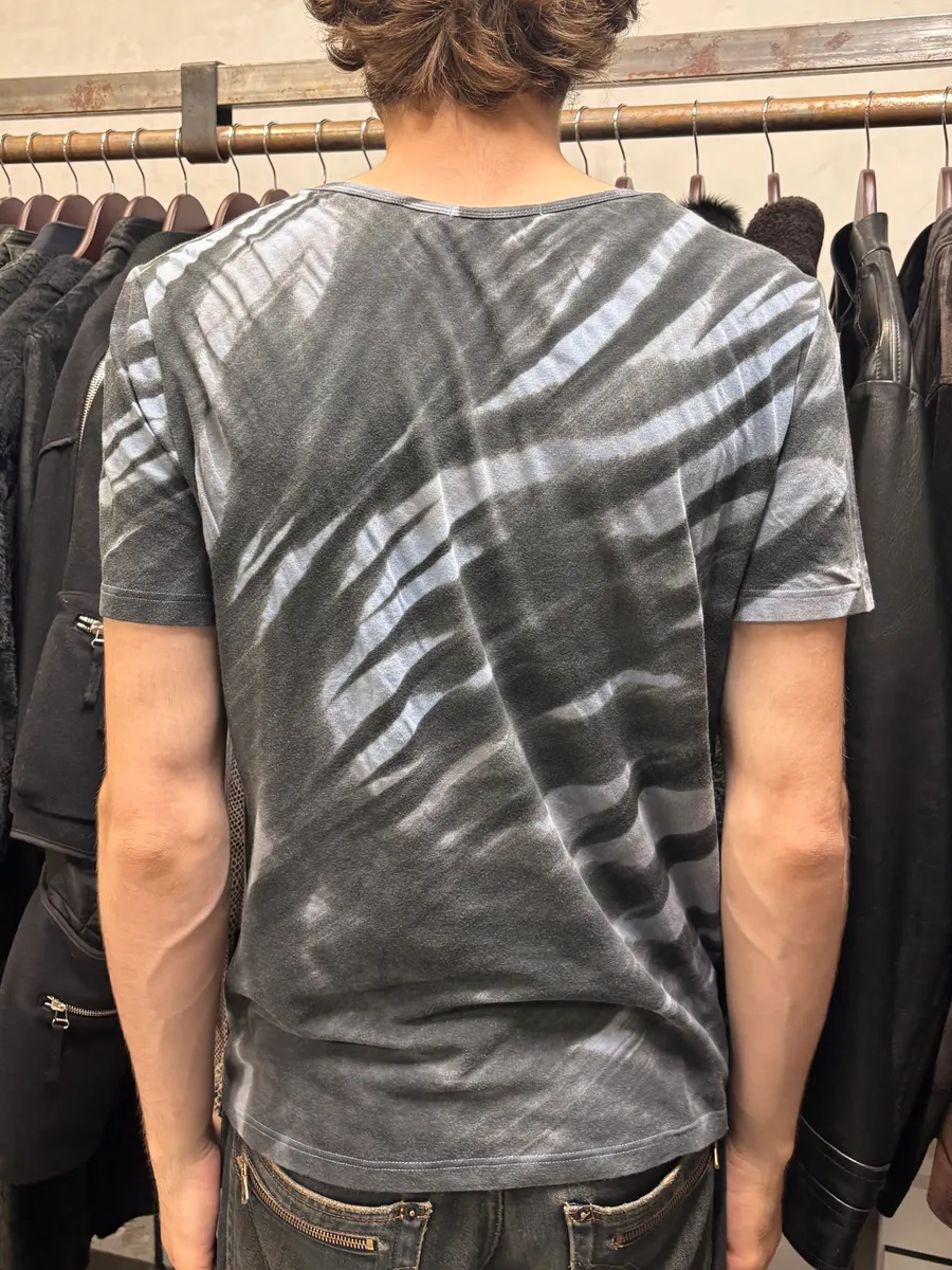 2000s Roberto Cavalli Tiger Grey T-shirt - Image 3