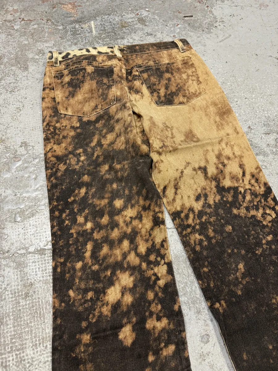 FW2001 Roberto Cavalli World Explosion Leopard Pants - Image 6