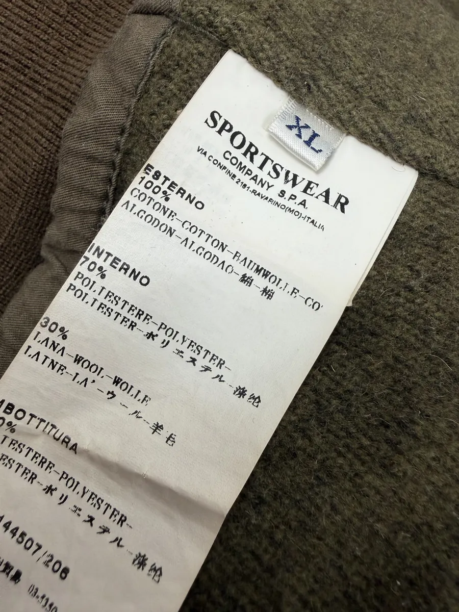 2000s Stone Island Brown Hooded Utility Bomber Jacket - Image 7