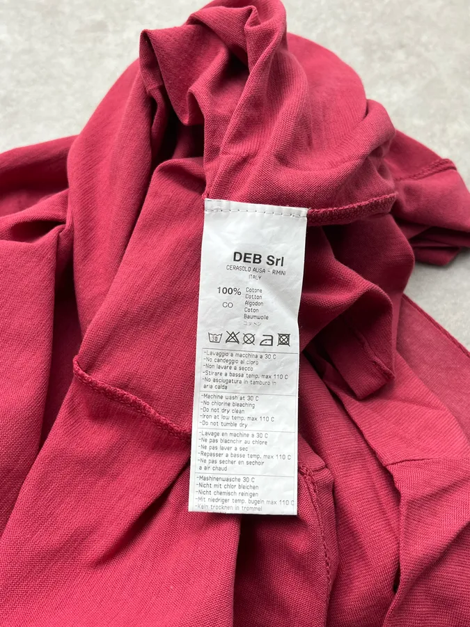 2000s Tom Rebl Red Magician Print T Shirt - Image 9