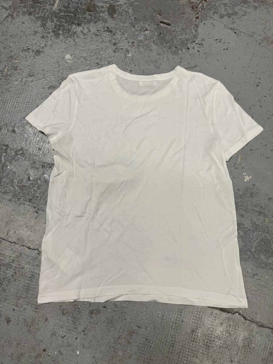 2000s Valentino Alice 3D Skirt White T-Shirt - Image 2