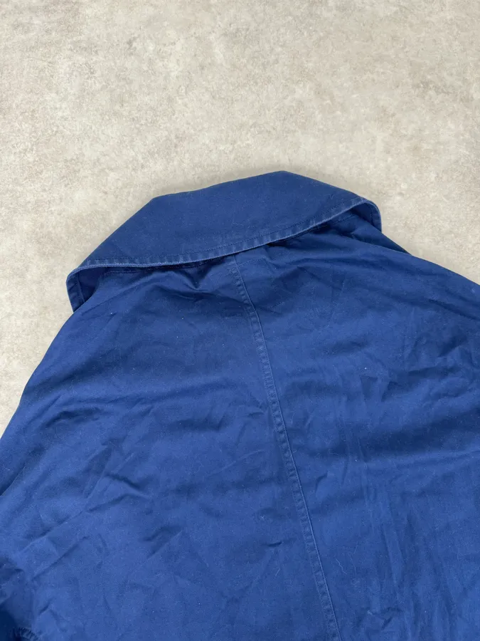 2000s Yohi Yamamoto Y’s Blue Japan Worker Long Jacket - Image 6