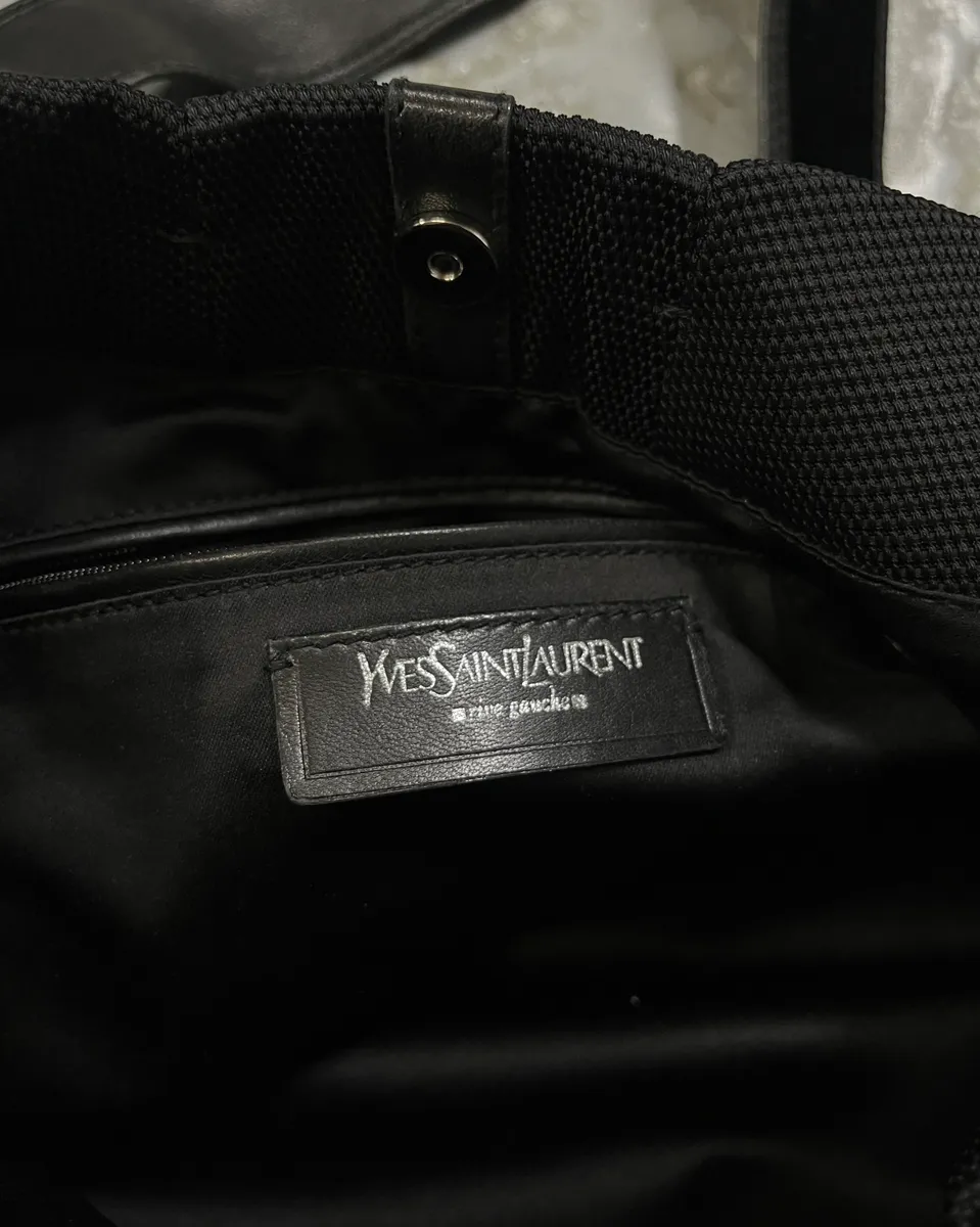 2000s Yves Saint Laurent Black Hobo Bag - Image 10