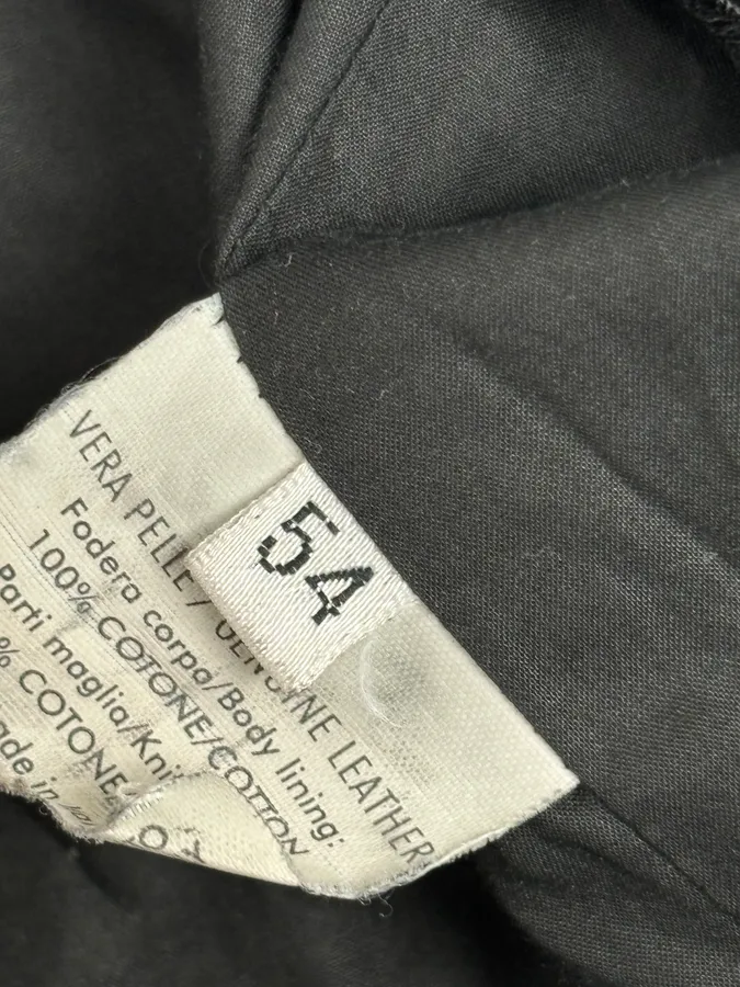 2000s Yves Saint Laurent Black Leather Logo Bomber Jacket - Image 11