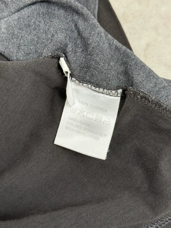 2000s Yves Saint Laurent Brown & Grey Longsleeve T-Shirt - Image 9