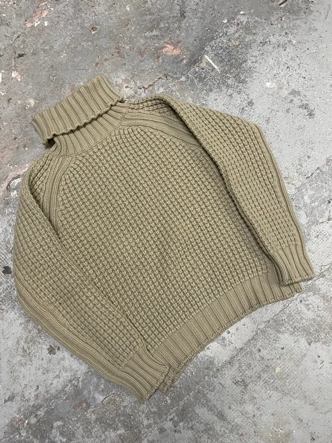 2000s Yves Saint Laurent Grey Wool Turtleneck - Image 5
