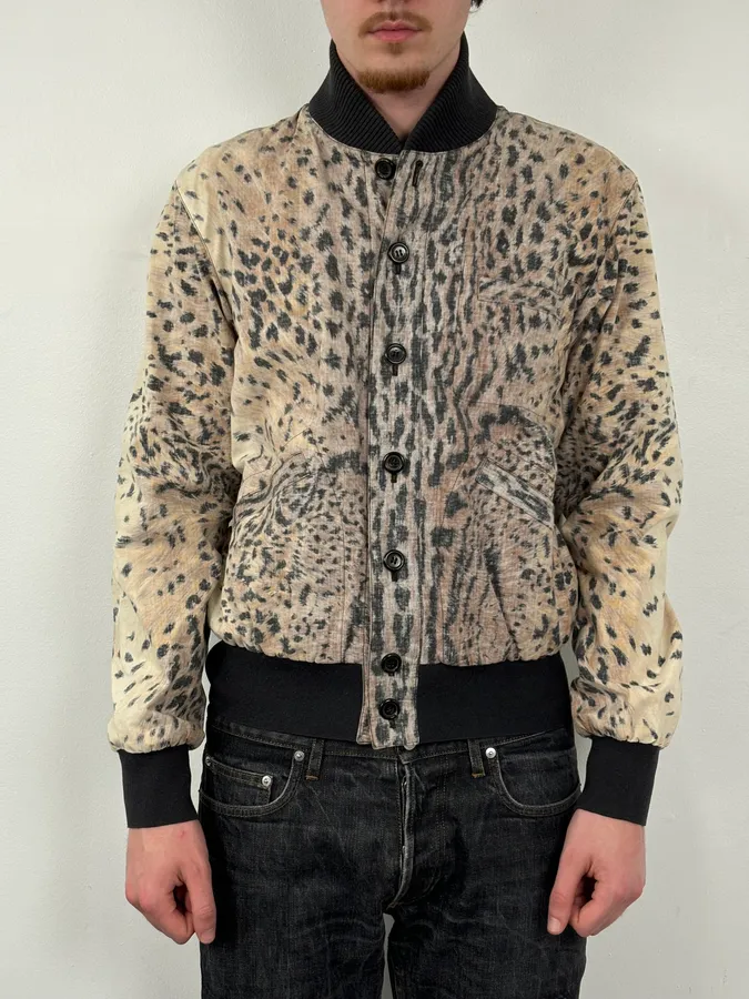2000s Yves Saint Laurent Leopard Print Jacket by Tom Ford - Image 2