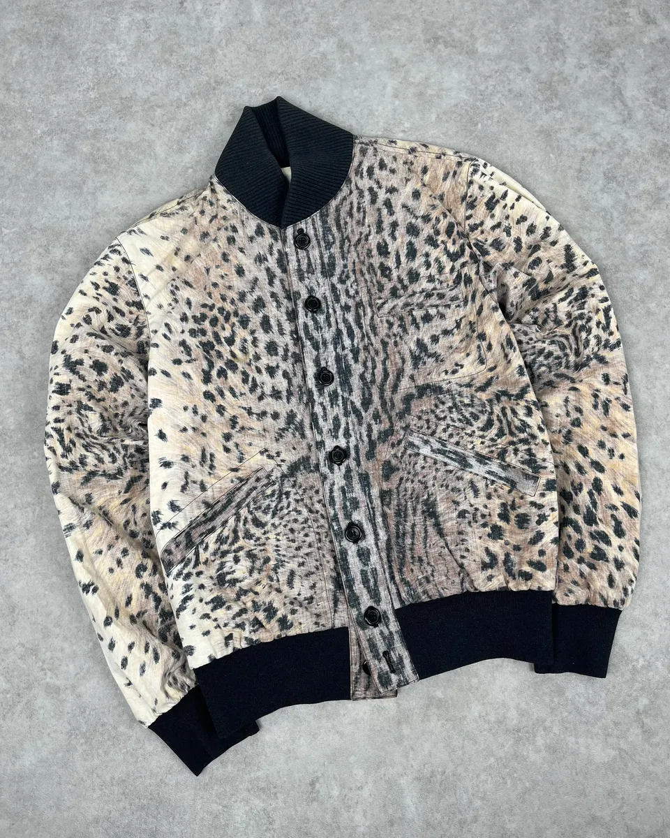 2000s Yves Saint Laurent Leopard Print Jacket by Tom Ford - Image 4