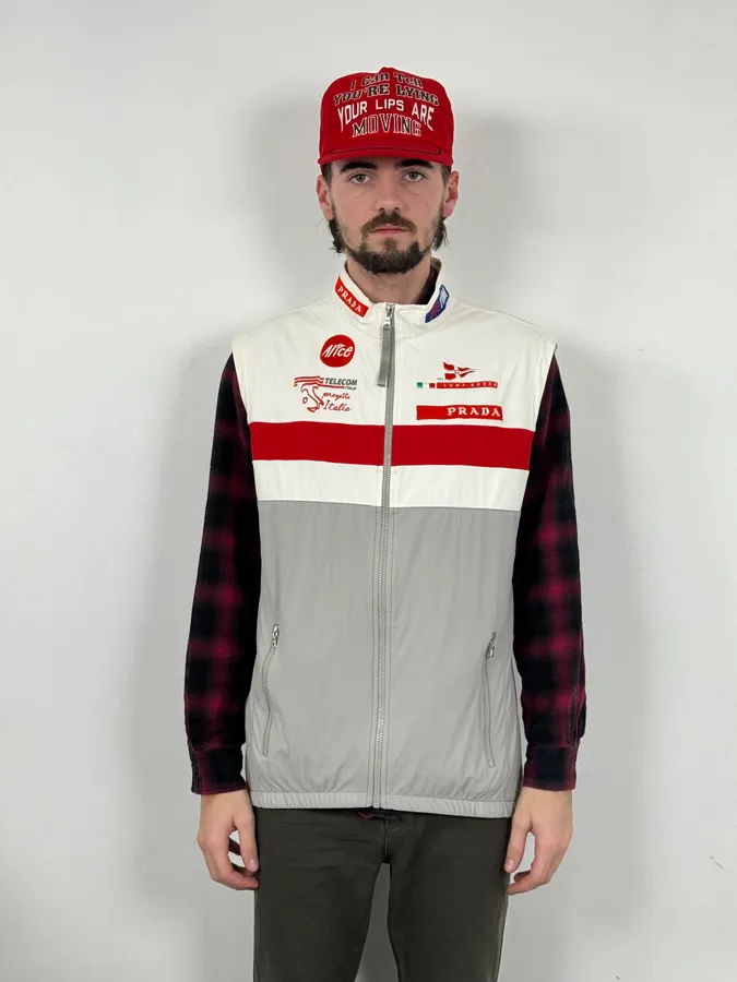 2003 Prada Luna Rossa Racing Challenge White Vest - Image 2