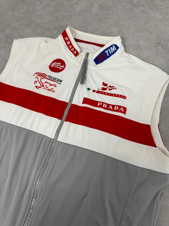 2003 Prada Luna Rossa Racing Challenge White Vest - Image 4