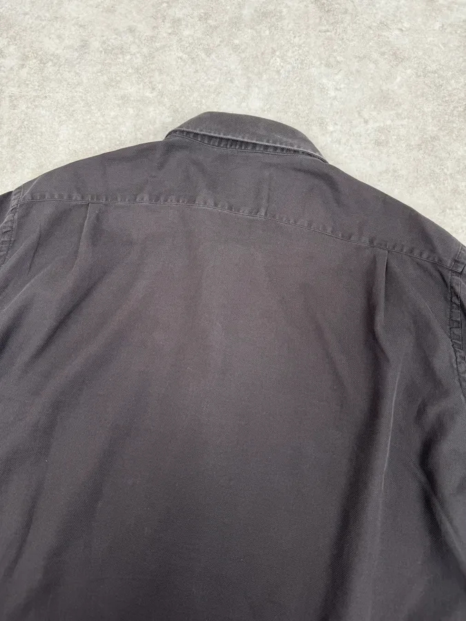 200s Maison Margiela Dark Grey Classic Heavy Shirt - Image 6