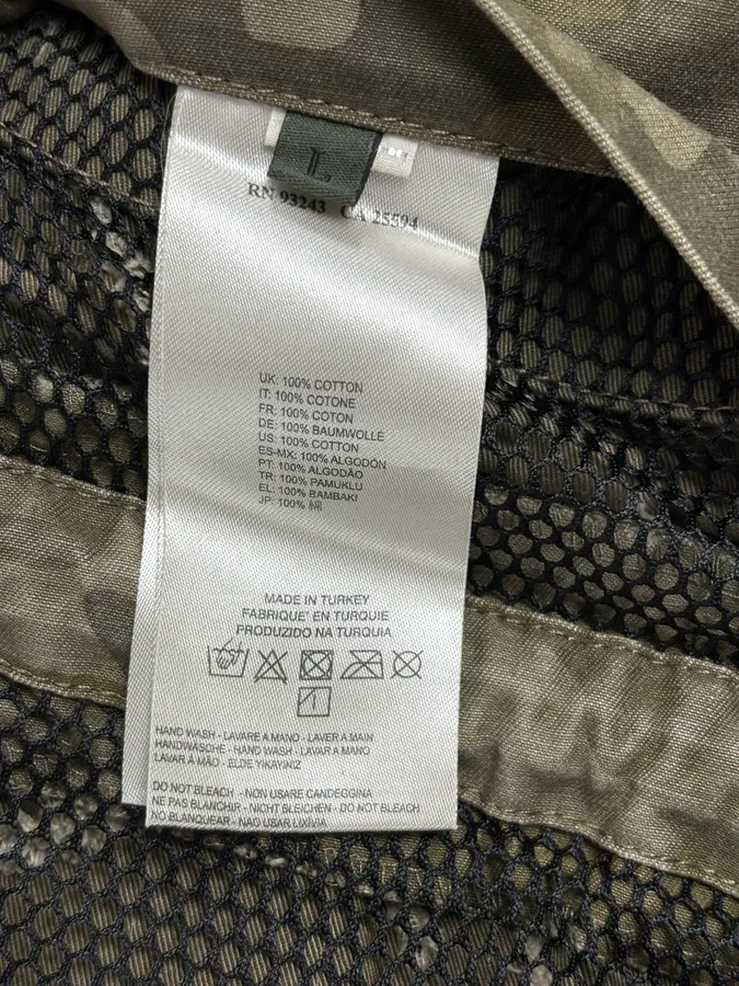 2010 Diesel Khaki Jacket Nylon Laser Cut Distressed Size L - Image 16