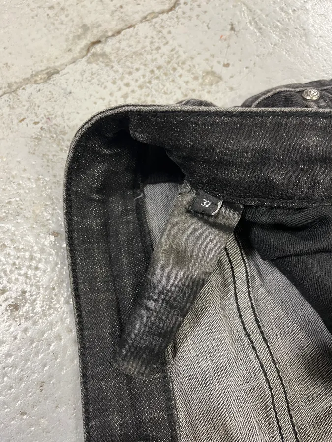 2010s Balmain Biker Black Denim Jeans - Image 13