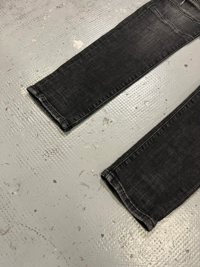 2010s Balmain Biker Black Denim Jeans - Image 7