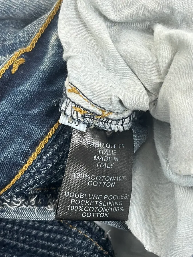 2010s Balmain Biker Blue Denim Jeans - Image 9