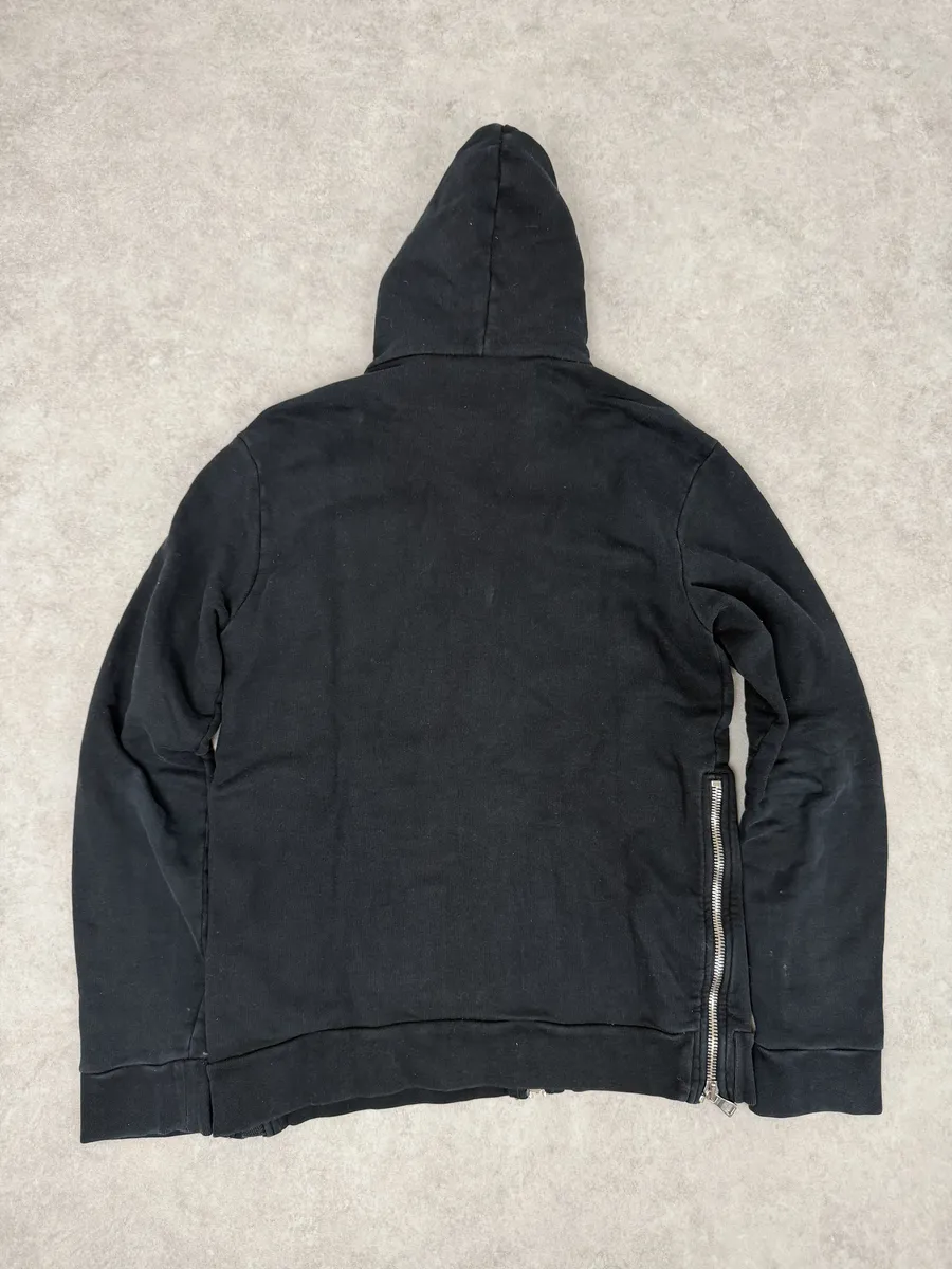 2010s Balmain Multi Zip Black Zip-up Hoodie - Image 10