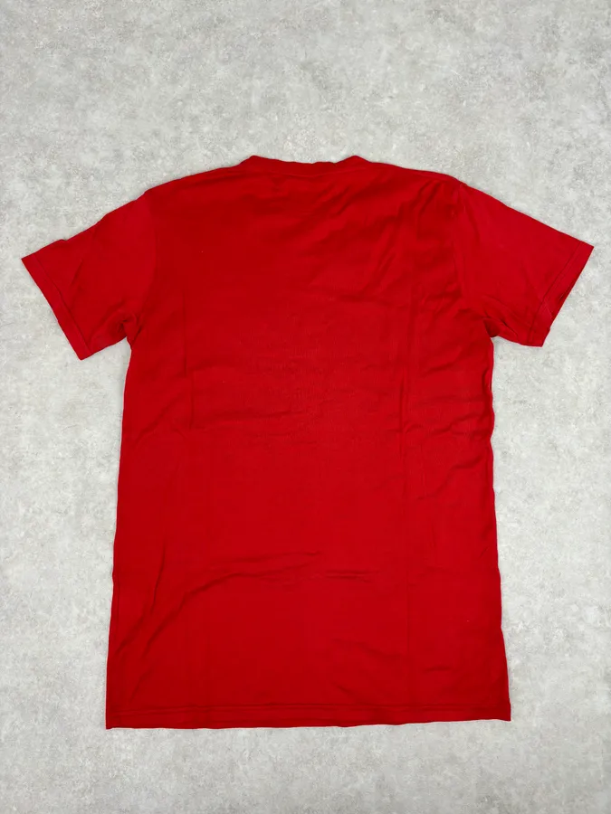 2010s Balmain Red Ornamental Charm T-Shirt - Image 5