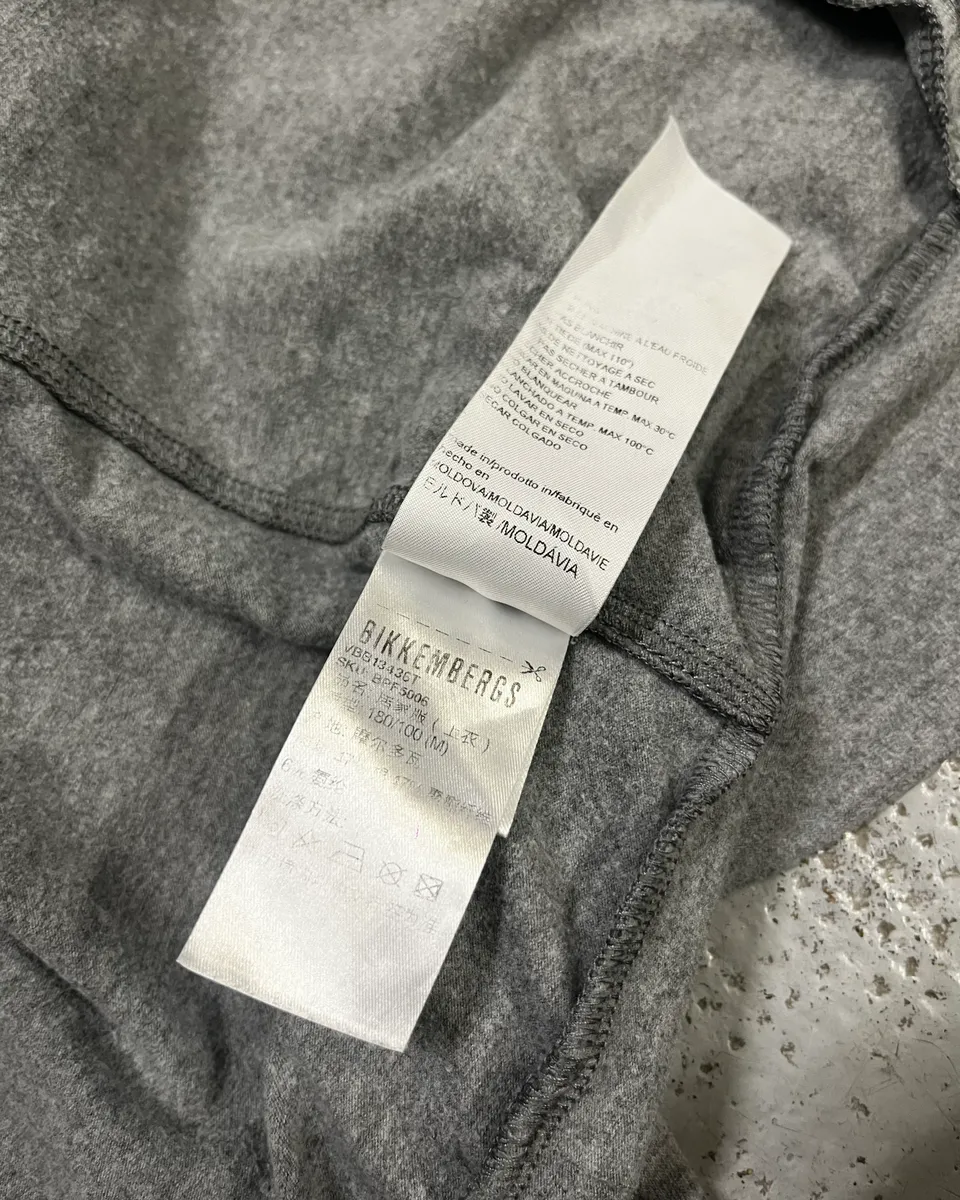 2010s Bikkembergs Grey Honeycomb Zip-up Sweater - Image 14