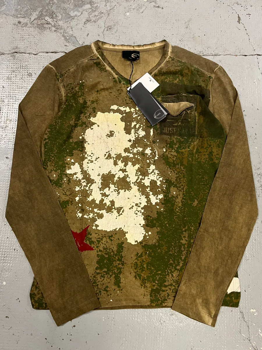 2010s Cavalli Green Military Longsleeves