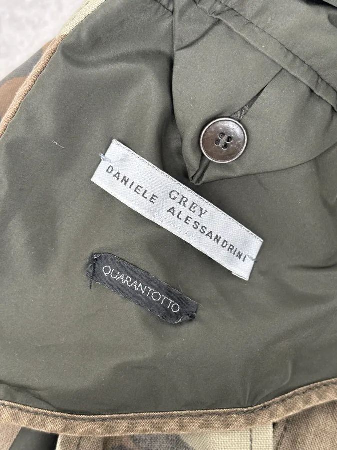 2010s Daniele Alessandrini Camo Trench Coat - Image 12