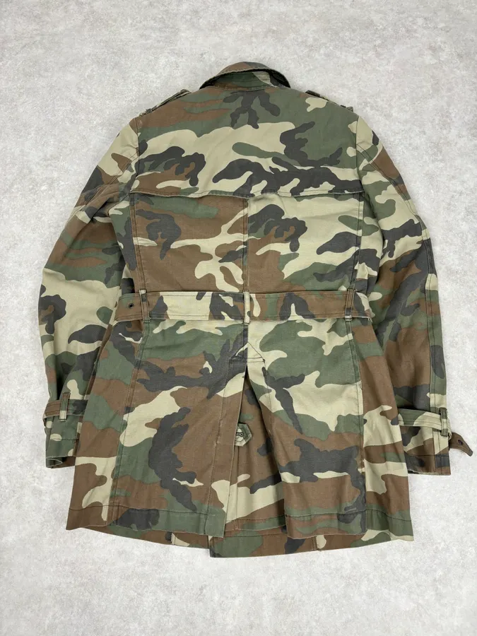 2010s Daniele Alessandrini Camo Trench Coat - Image 5