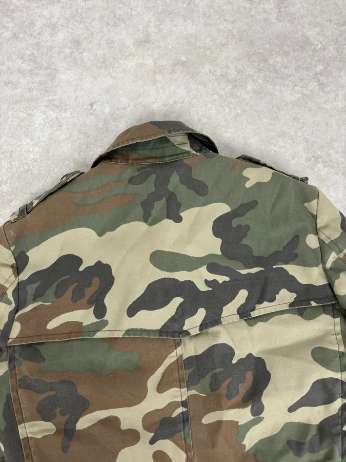 2010s Daniele Alessandrini Camo Trench Coat - Image 6