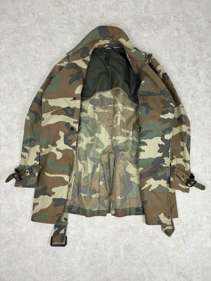 2010s Daniele Alessandrini Camo Trench Coat - Image 7