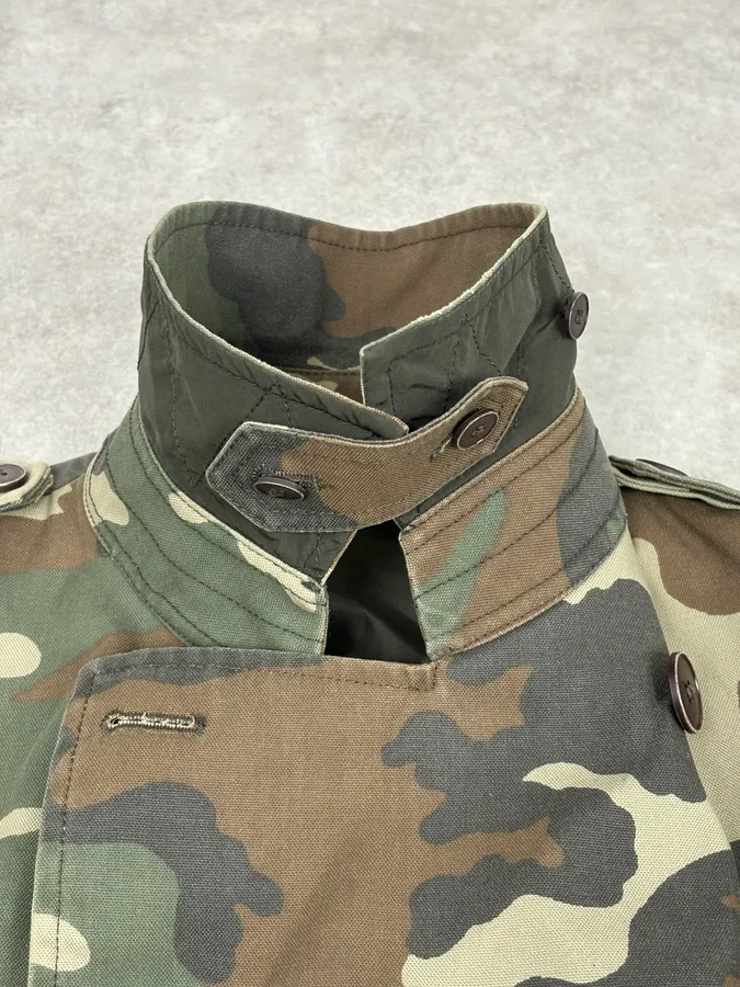 2010s Daniele Alessandrini Camo Trench Coat - Image 8