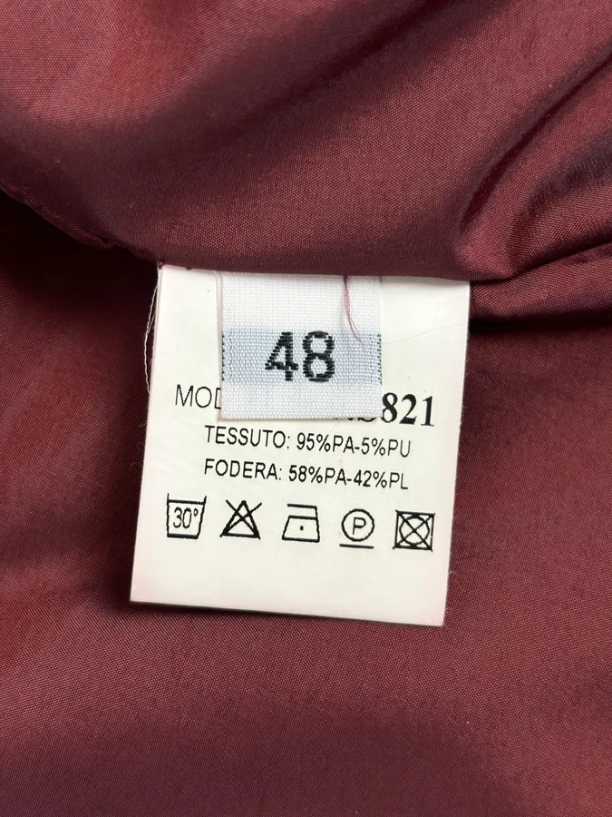 2010s Daniele Alessandrini Red British Puffer Jacket - Image 12