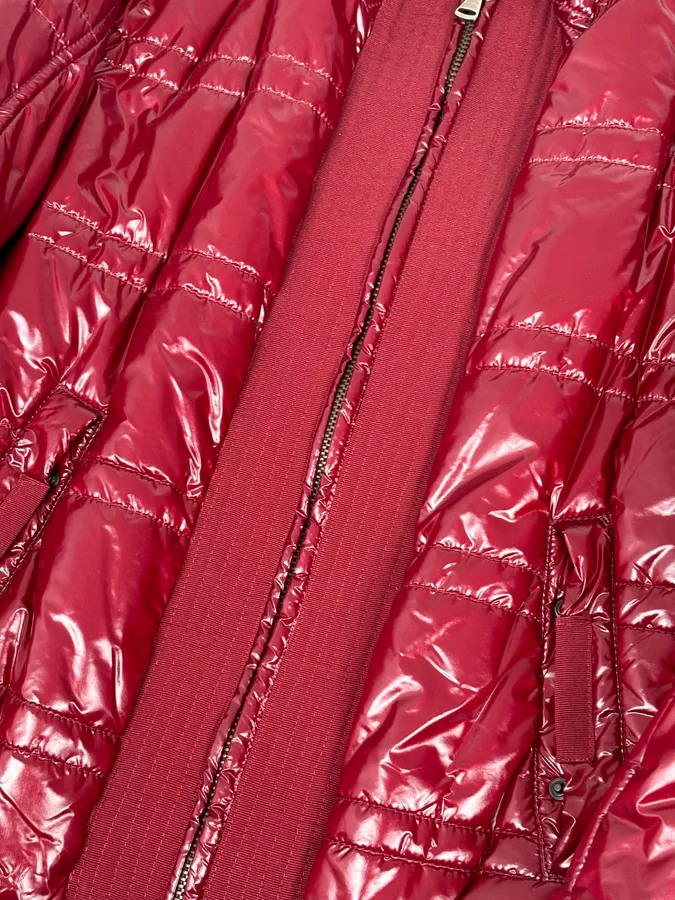 2010s Daniele Alessandrini Red British Puffer Jacket - Image 9