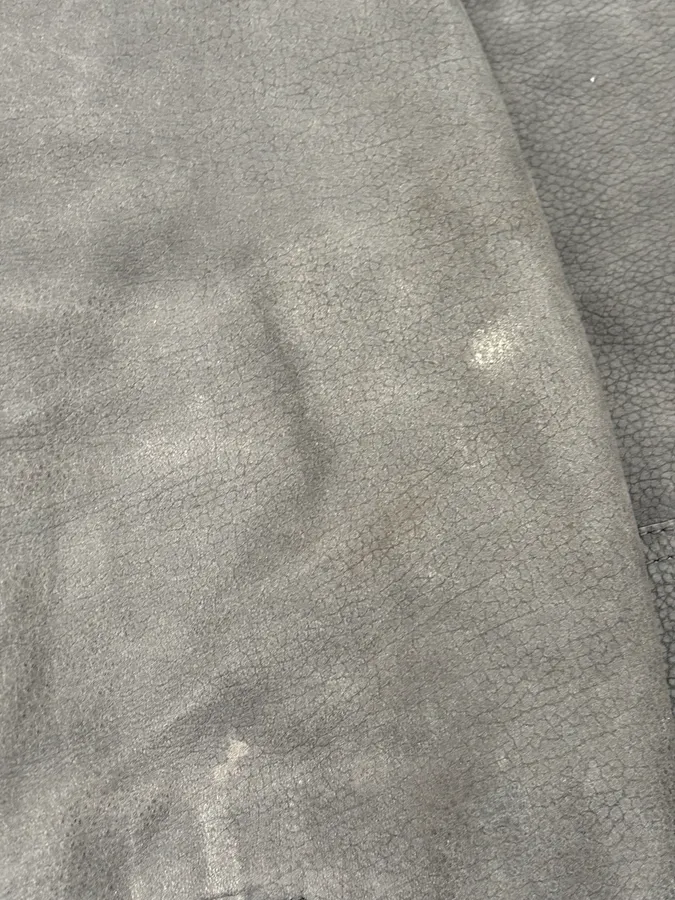 2010s Dior Grey Asymmetrical Leather Biker Jacket by Kris Van Assche - Image 14