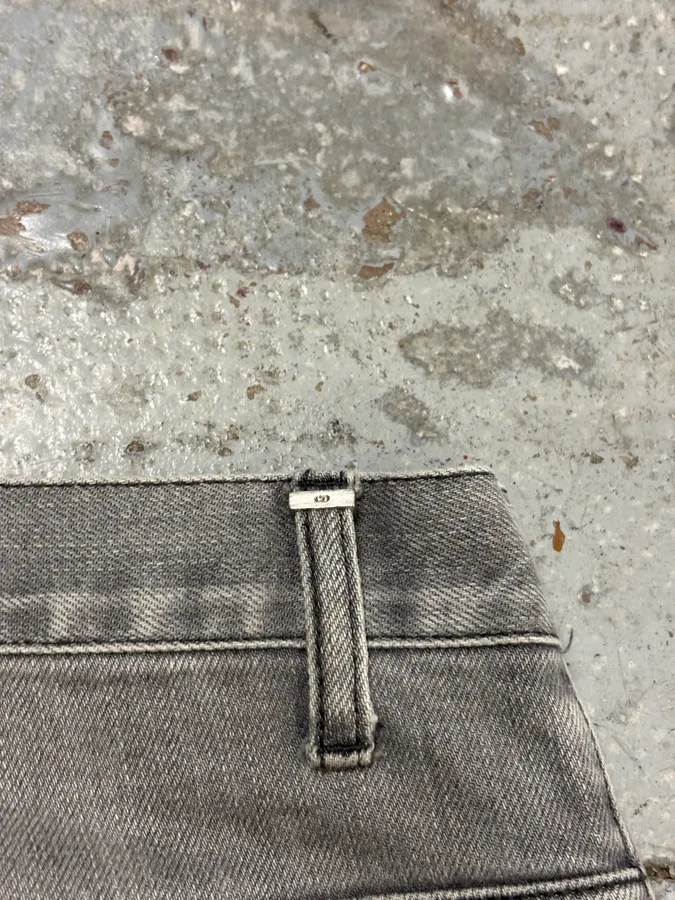 2010s Dior Grey Denim Slim Jeans by Kris Van Assche - Image 11