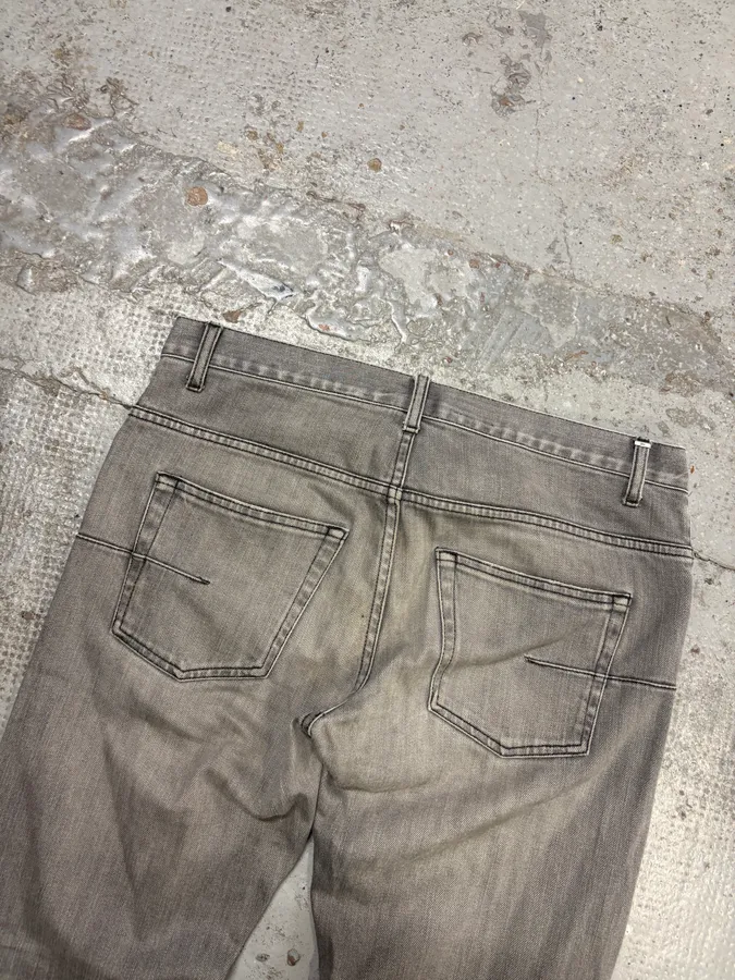 2010s Dior Grey Denim Slim Jeans by Kris Van Assche - Image 7